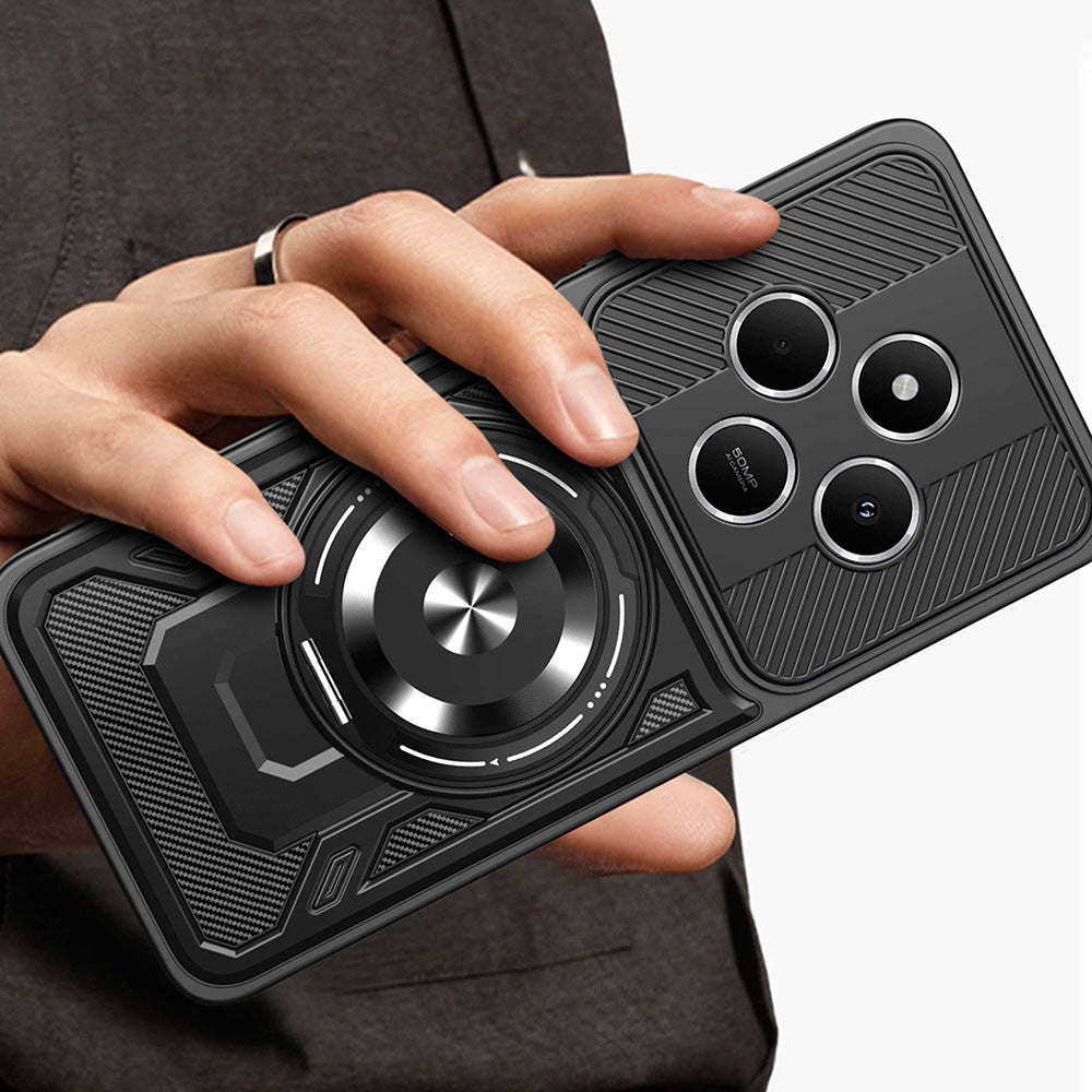 Husa de protectie Techsuit RuggedCam compatibil cu Xiaomi Redmi 14C / Poco C75, Mov