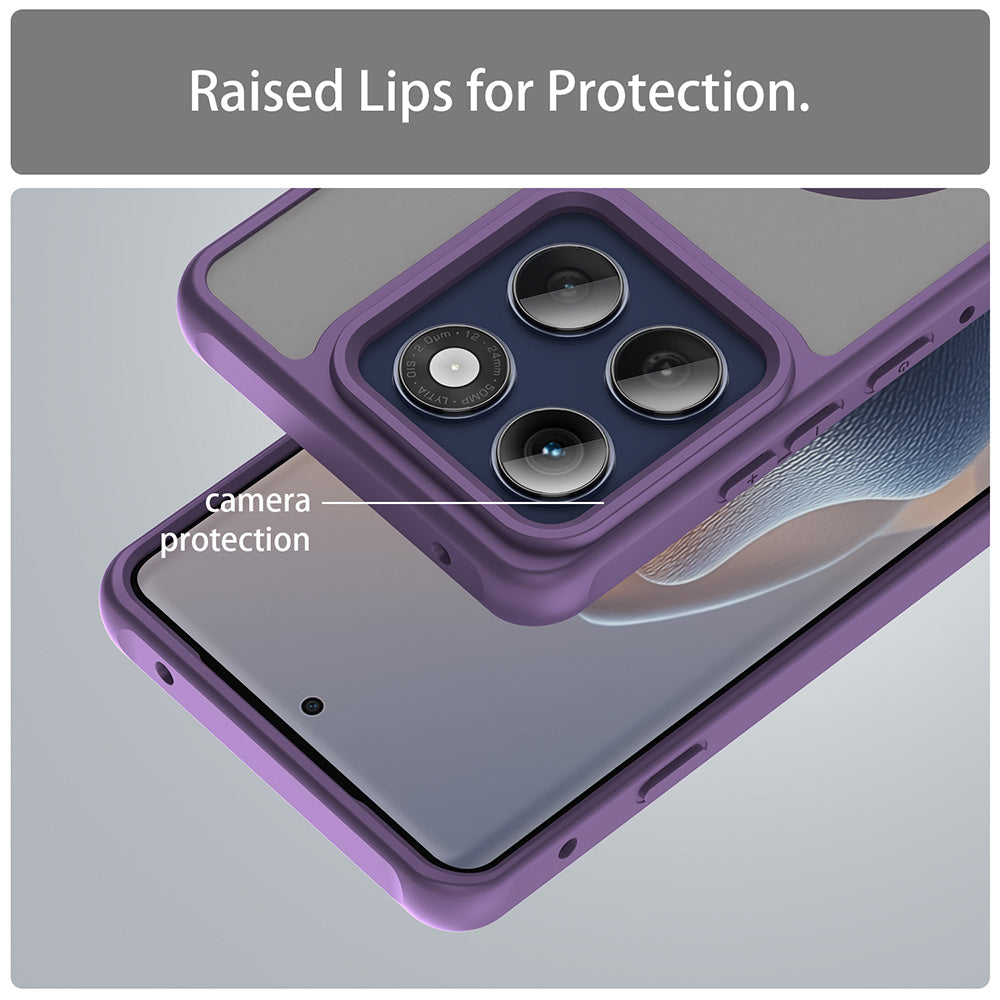 Husa de protectie Techsuit HaloFrost II MagSafe compatibil cu Motorola Edge 60 Pro, Mov