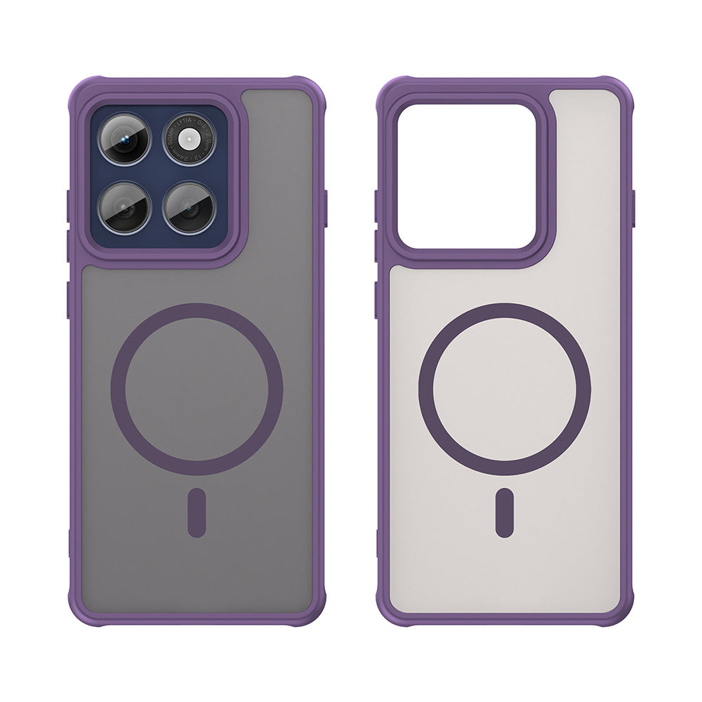 Husa de protectie Techsuit HaloFrost II MagSafe compatibil cu Motorola Edge 60 Pro, Mov