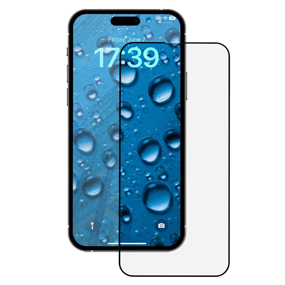 Folie de protectie ANANK 2.5D 5X Reinforced CG Glass compatibil cu iPhone 16, Negru