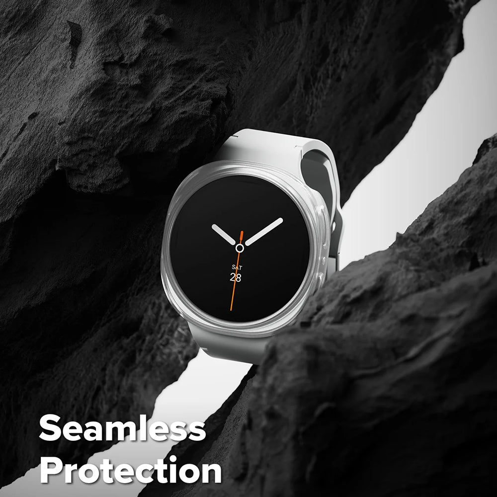 Husa de protectie smartwatch Ringke (set de 2) Slim Case compatibil cu Samsung Galaxy Watch8 Classic, Transparent / Alpine Clear