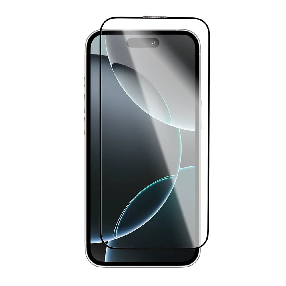 Folie de protectie Blueo Crystal Anti-Scratch Glass compatibil cu iPhone 15 Pro Max, Negru