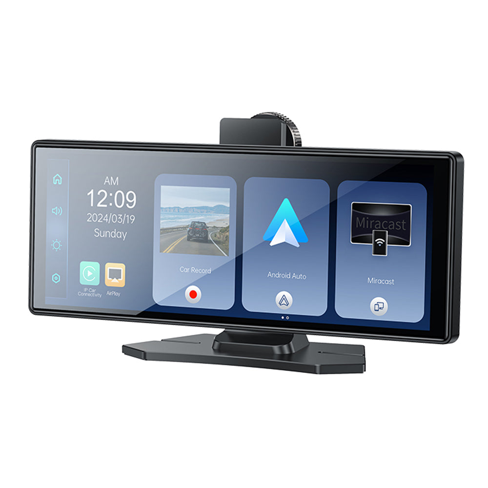 Gadget Yesido Wireless Car Stereo (KM19), Dual HD Camera, Plug&Play, CarPlay, Android Auto, AirPlay, Negru