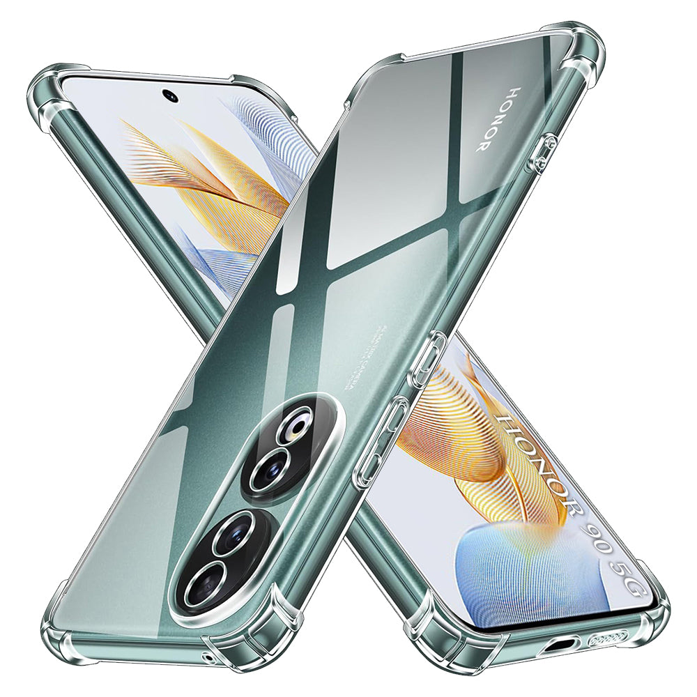 Husă Techsuit Shockproof Clear Silicone transparentă pentru Honor 90