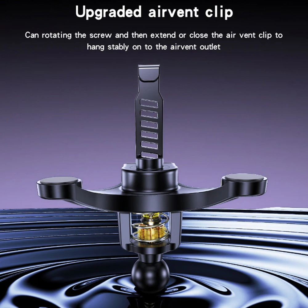 Suport Yesido (C246), Magnetic, for Air Vent, Upgraded Clip, Free Rotating Angle, Negru