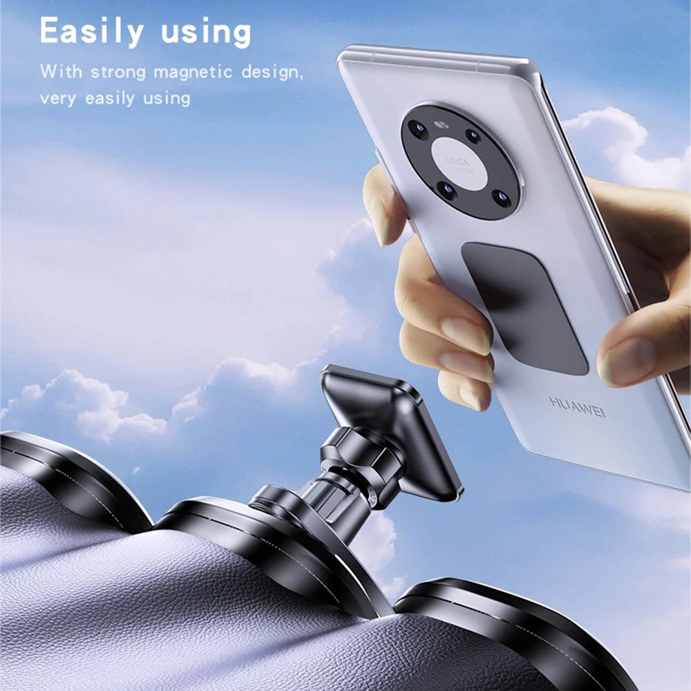 Suport Yesido (C246), Magnetic, for Air Vent, Upgraded Clip, Free Rotating Angle, Negru