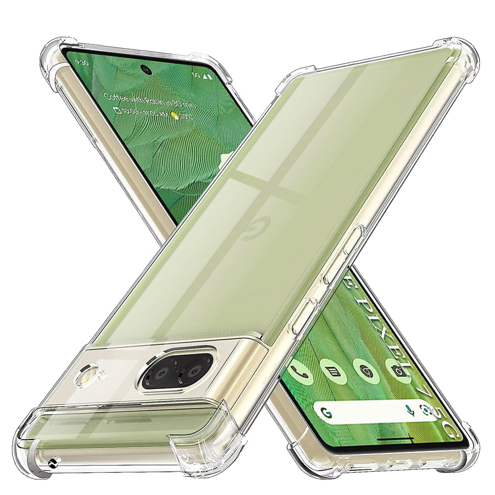 Husa de protectie Techsuit Shockproof Clear Silicone compatibil cu Google Pixel 7, Transparent