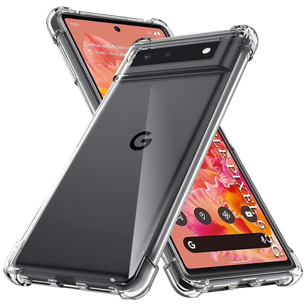 Husa de protectie Techsuit Shockproof Clear Silicone compatibil cu Google Pixel 6, Transparent