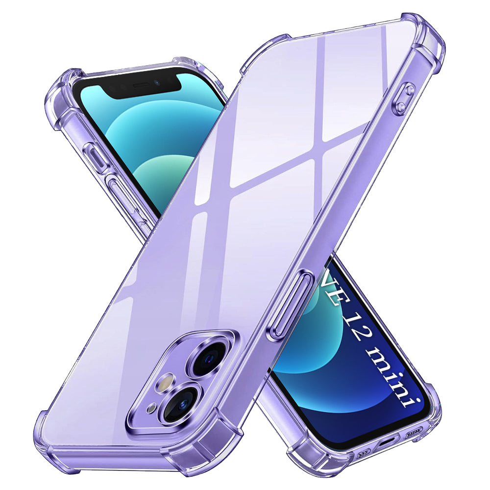 Husa de protectie Techsuit Shockproof Clear Silicone compatibil cu iPhone 12 mini, Transparent