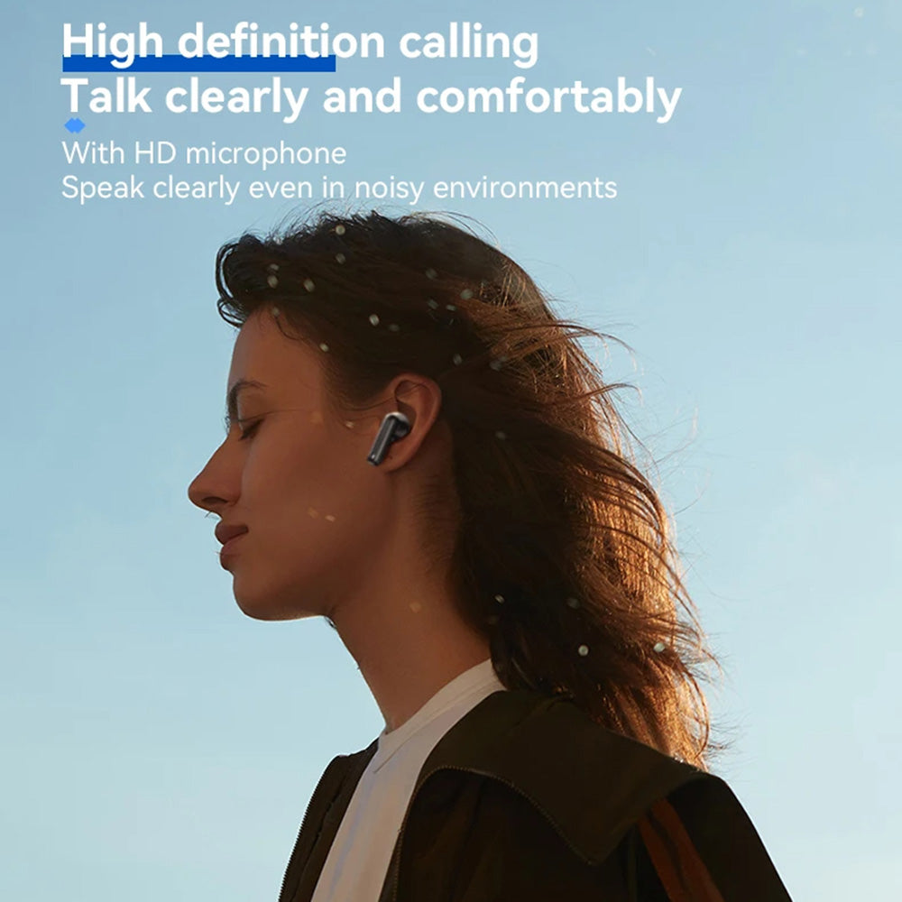 Casti Yesido (TWS25), with Microphone, Bluetooth V5.3, Touch Control, Half-In-ear Design, 250mAh, Negru