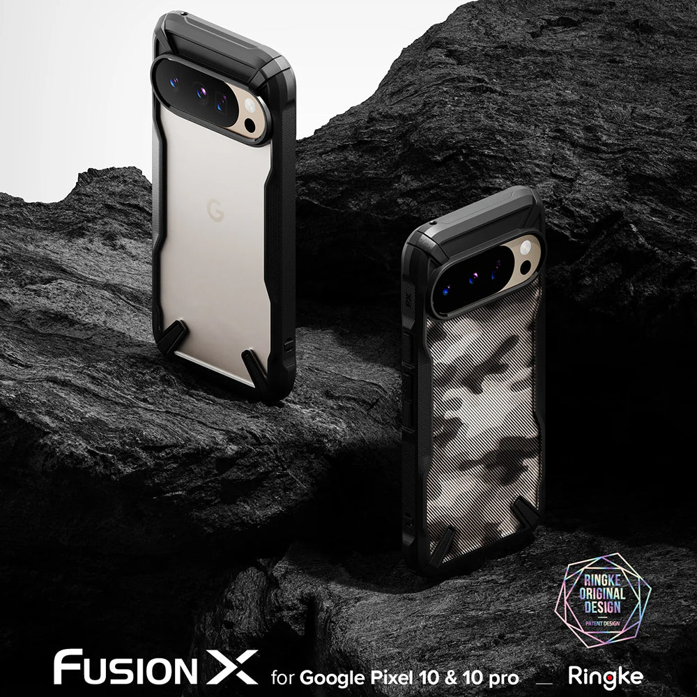 Husa de protectie Ringke Fusion X compatibil cu Google Pixel 10 / 10 Pro, Negru