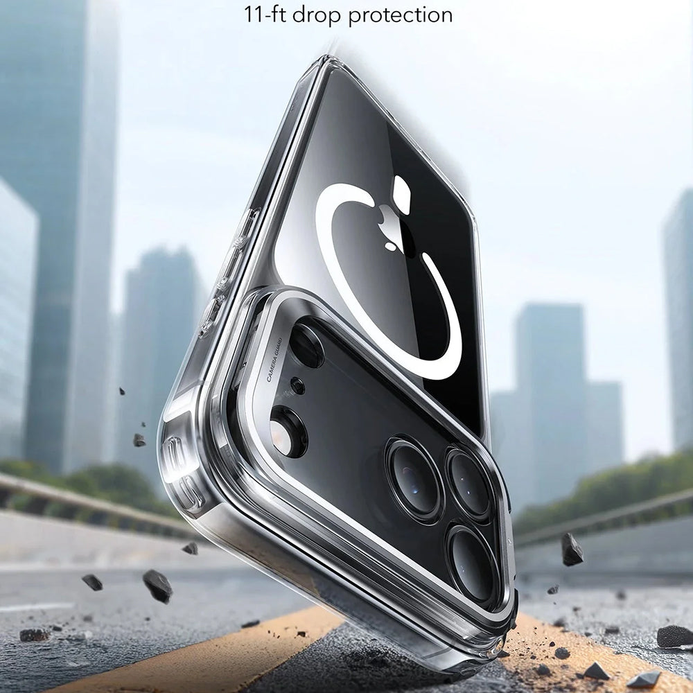 Husa de protectie ESR Classic Hybrid HaloLock Kickstand compatibil cu iPhone 17 Pro, Transparent