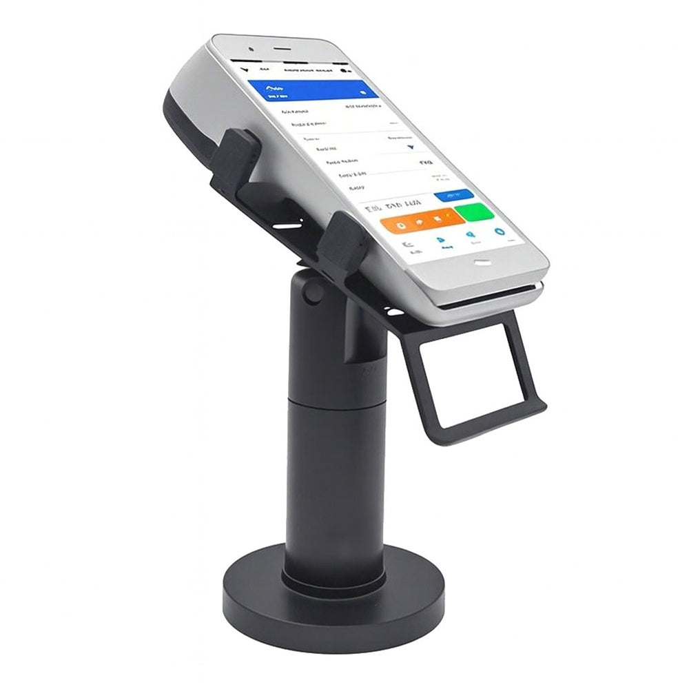 Suport Techsuit POS Stand PayNest (POS1), 270° Horizontal Rotation, Tilt up to 30°, Hold Steadily, 3M Adhesive, Negru