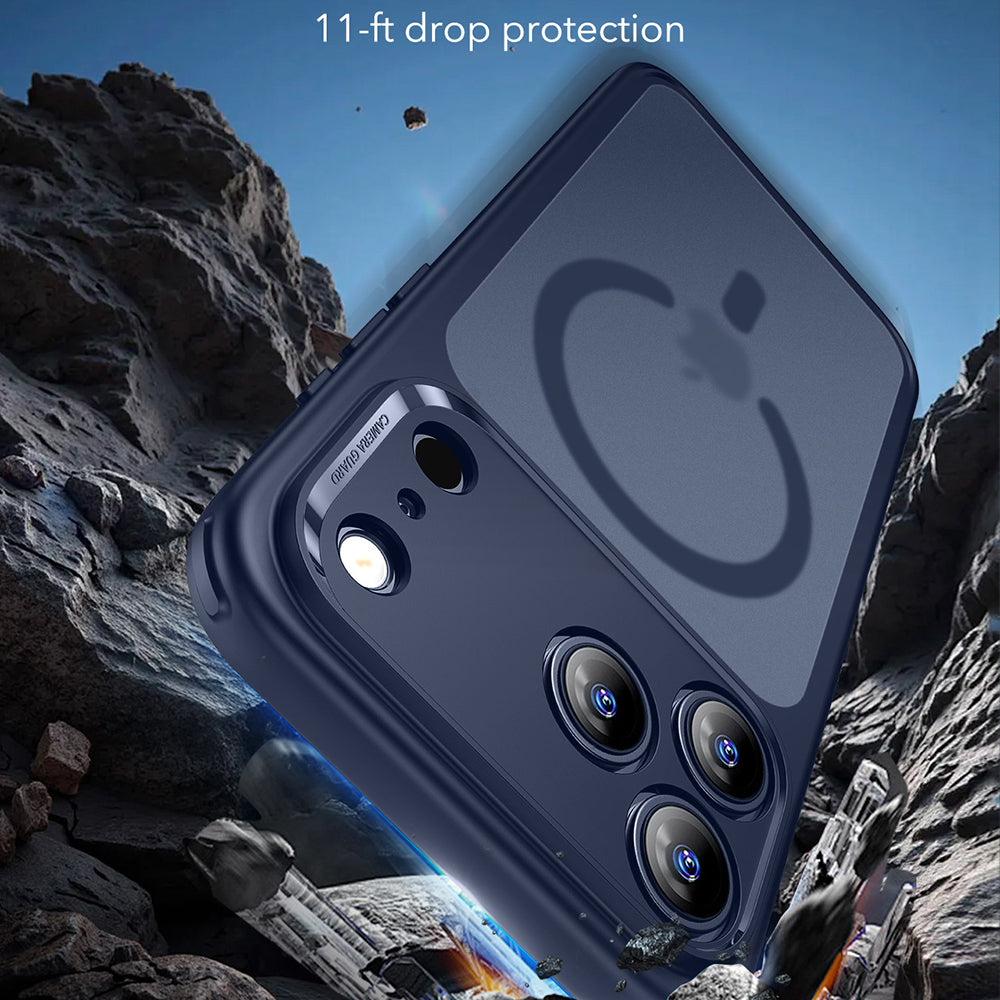 Husa de protectie ESR Classic Hybrid HaloLock compatibil cu iPhone 17 Pro, Frosted Blue