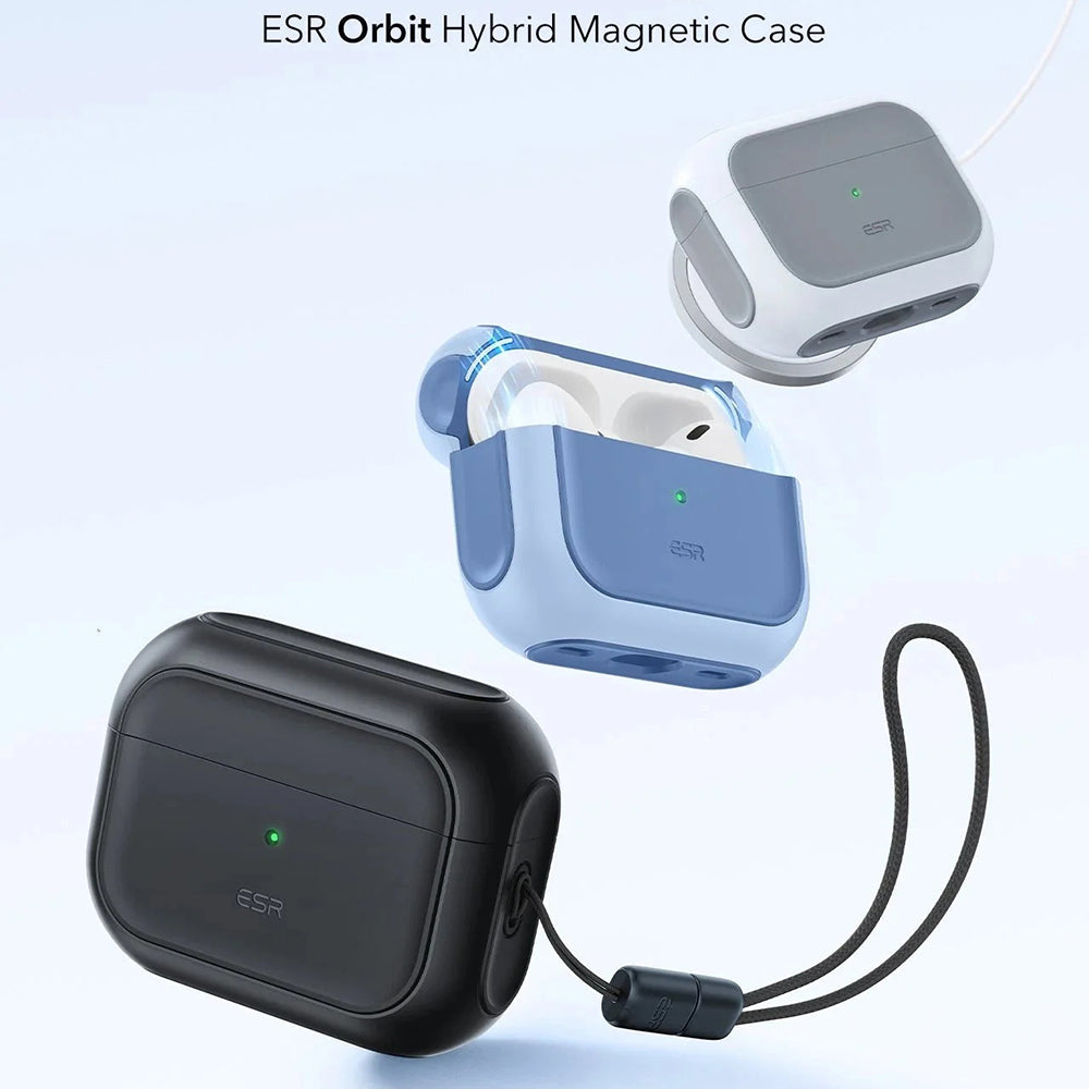 Casti ESR Orbit Hybrid HaloLock, Apple AirPods Pro 3, Negru