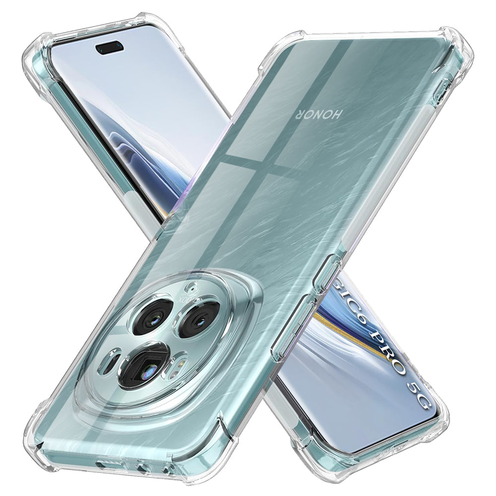 Husa pentru Honor Magic6 Pro - Techsuit Shockproof Clear Silicone - Clear