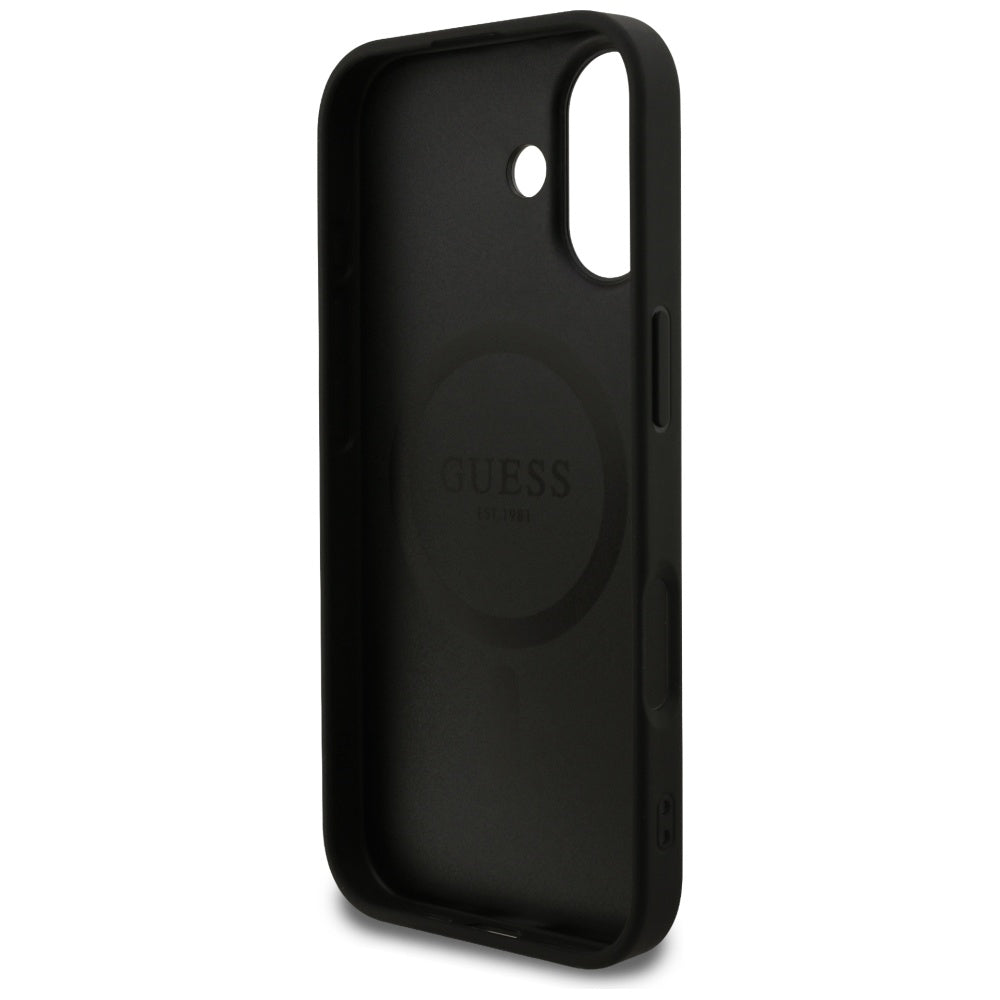 Husa de protectie Guess 4G Small and Classic Logo MagSafe compatibil cu iPhone 17, Negru