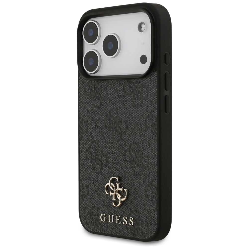 Husa de protectie Guess 4G Small and Classic Logo MagSafe (GUHMP17LP4SM4MK) compatibil cu iPhone 17 Pro, Negru