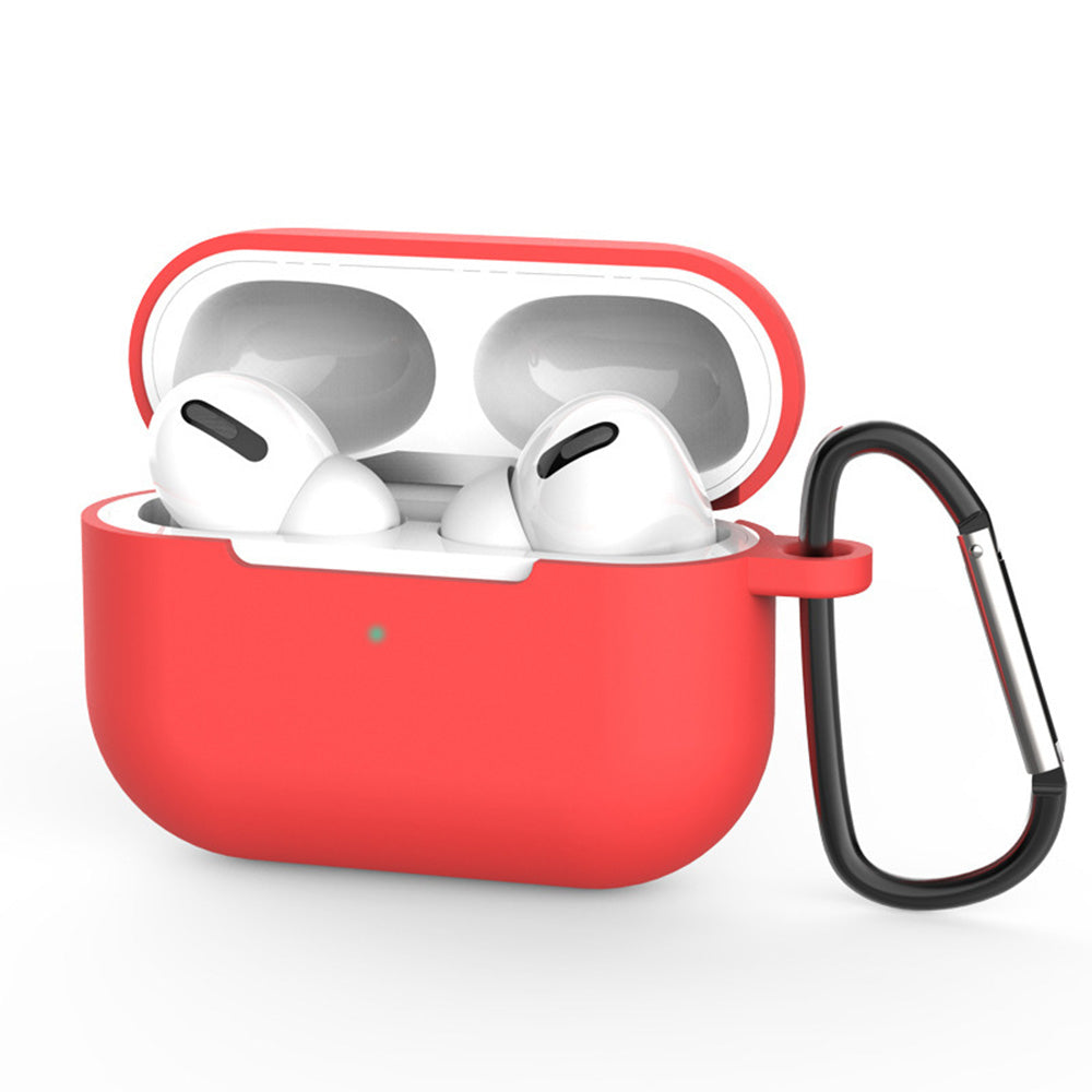 Casti Techsuit Silicone Case, for AirPods Pro 3, Smooth Ultrathin Material, Rosu