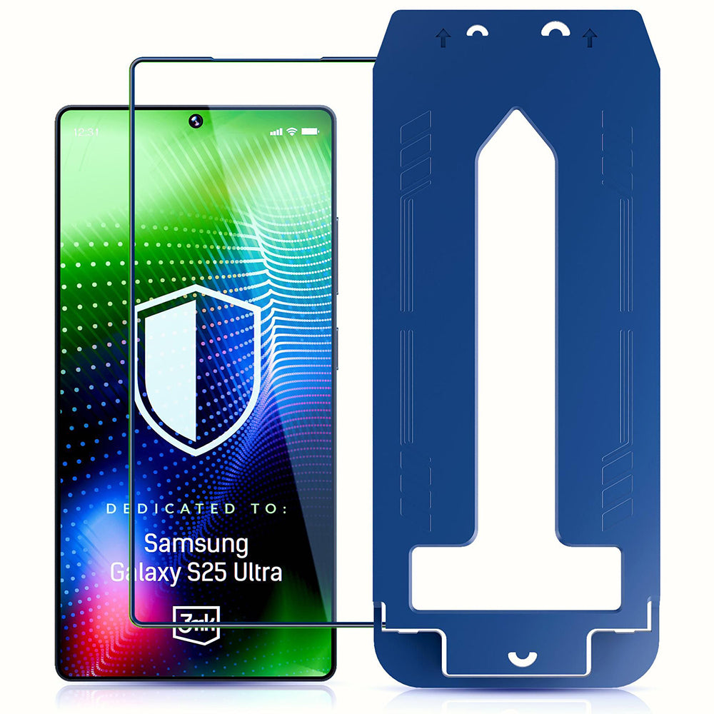 Folie de protectie 3mk Hardy Ultra Glass compatibil cu Samsung Galaxy S25 Ultra, Negru