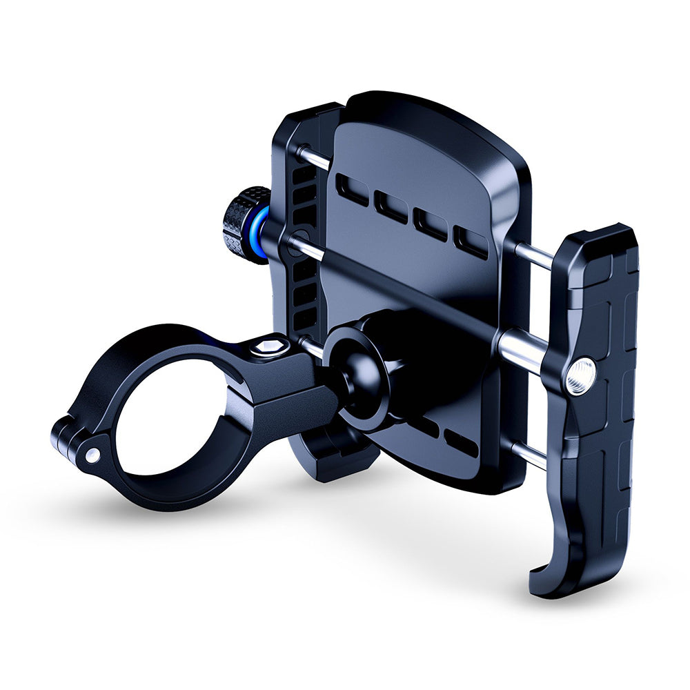 Suport 3mk Steel Bike, Aluminium, Stainless Steel, Full Safety of Phone Mounting, 60-90mm, Negru