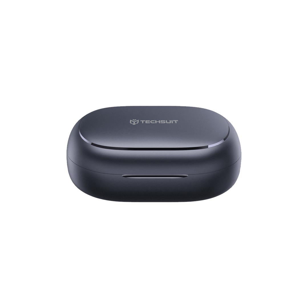 Casti Wireless, In-Ear, BT5.4, 400mAh - Techsuit AirTune 100 (CW4) - Black