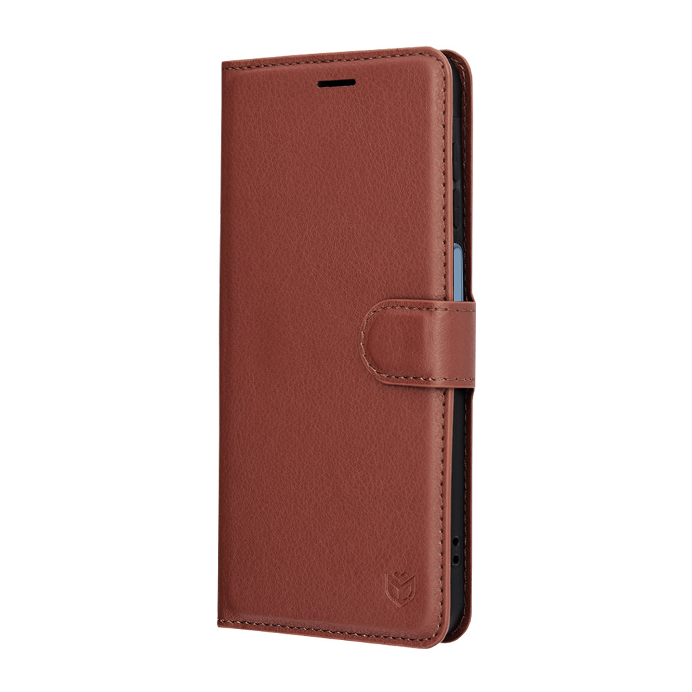 Husa de protectie Techsuit Leather Folio compatibil cu Samsung Galaxy A17 5G / A17 4G / M17 / F17, Maro