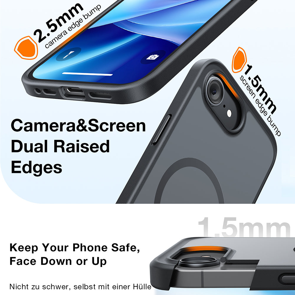 Husa de protectie Torras Guardian Magnetic Series compatibil cu iPhone 17 Pro, Transparent