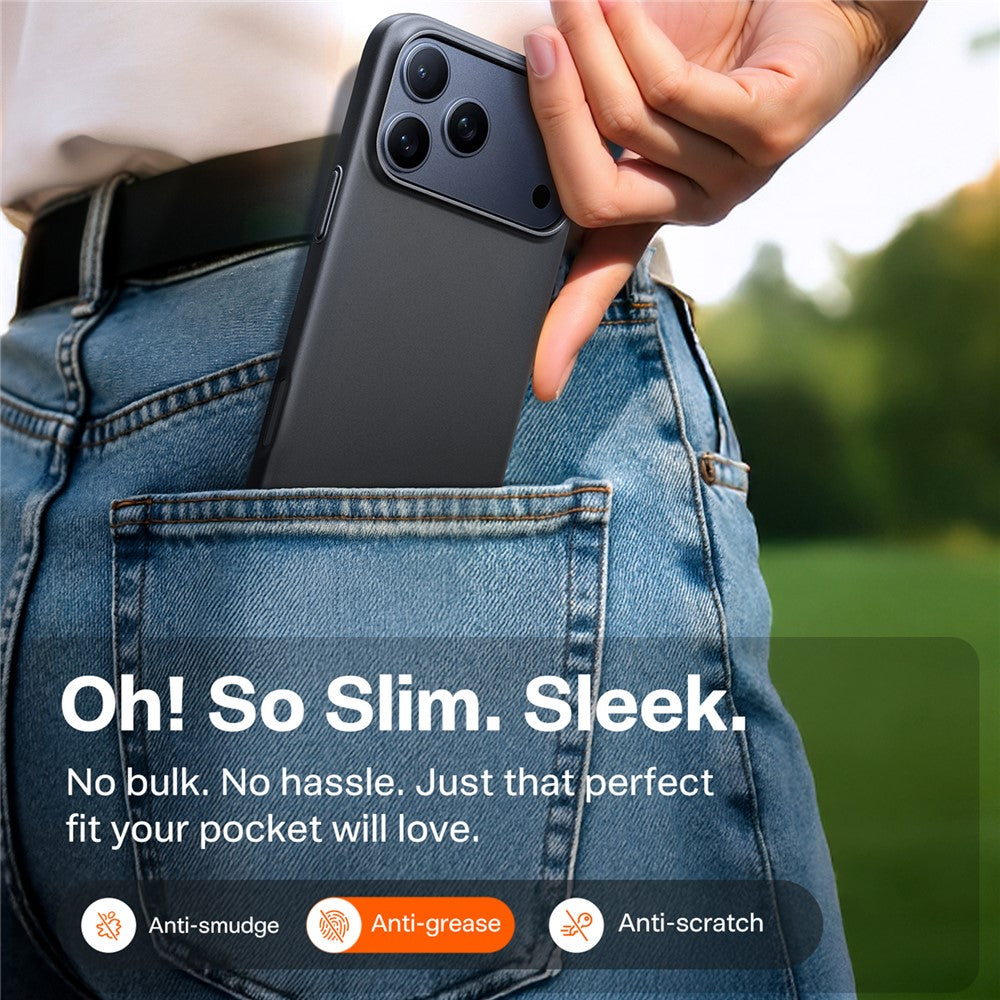 Husa de protectie Torras SlimFit MagSafe Series compatibil cu iPhone 17 Pro Max, Negru