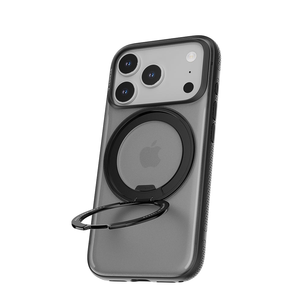 Torras Husa de protectie Torras Ostand R Fitness Series compatibil cu iPhone 17 Pro Max, Transparent – imagine 5