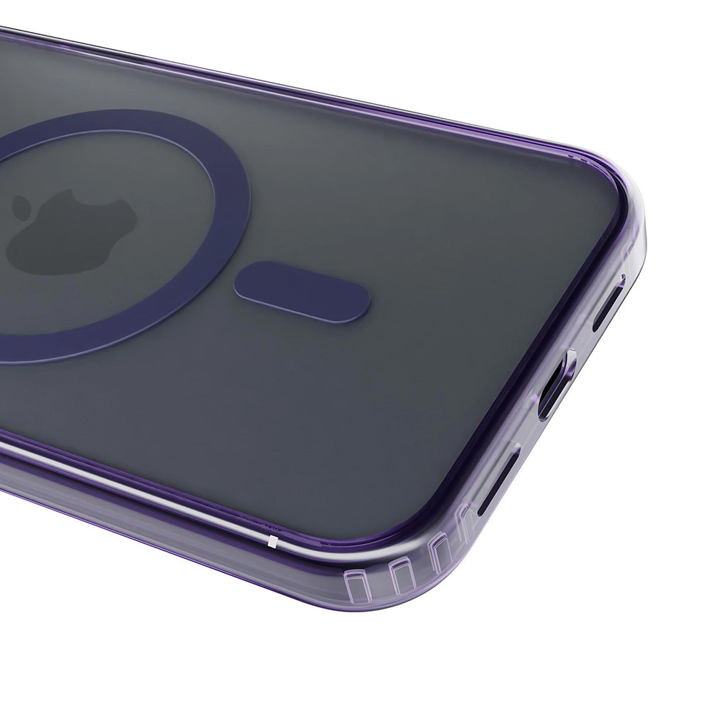 Husa de protectie 3mk Frosty MagCase compatibil cu iPhone 17 Pro, Mov