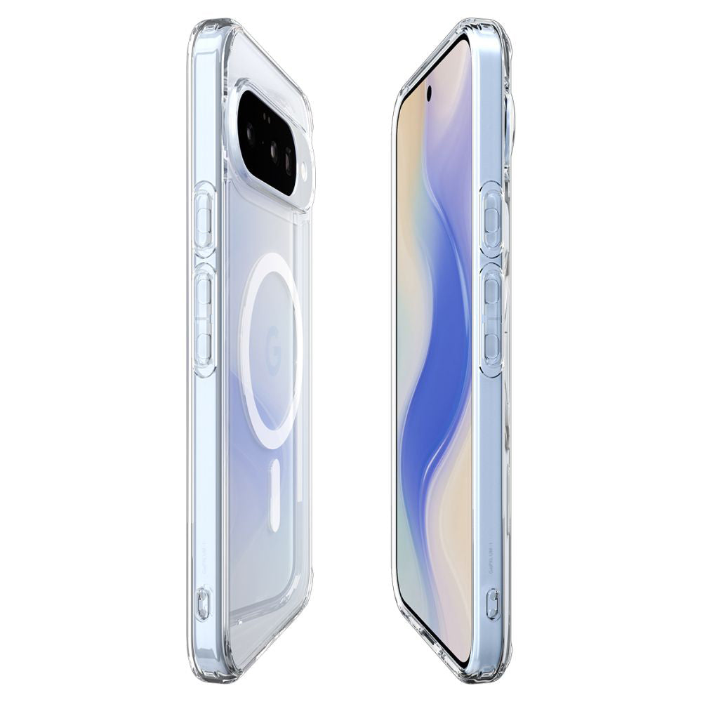 Husa de protectie Spigen Ultra Hybrid MagSafe (ACS09702) compatibil cu Google Pixel 10 / 10 Pro, Transparent / White