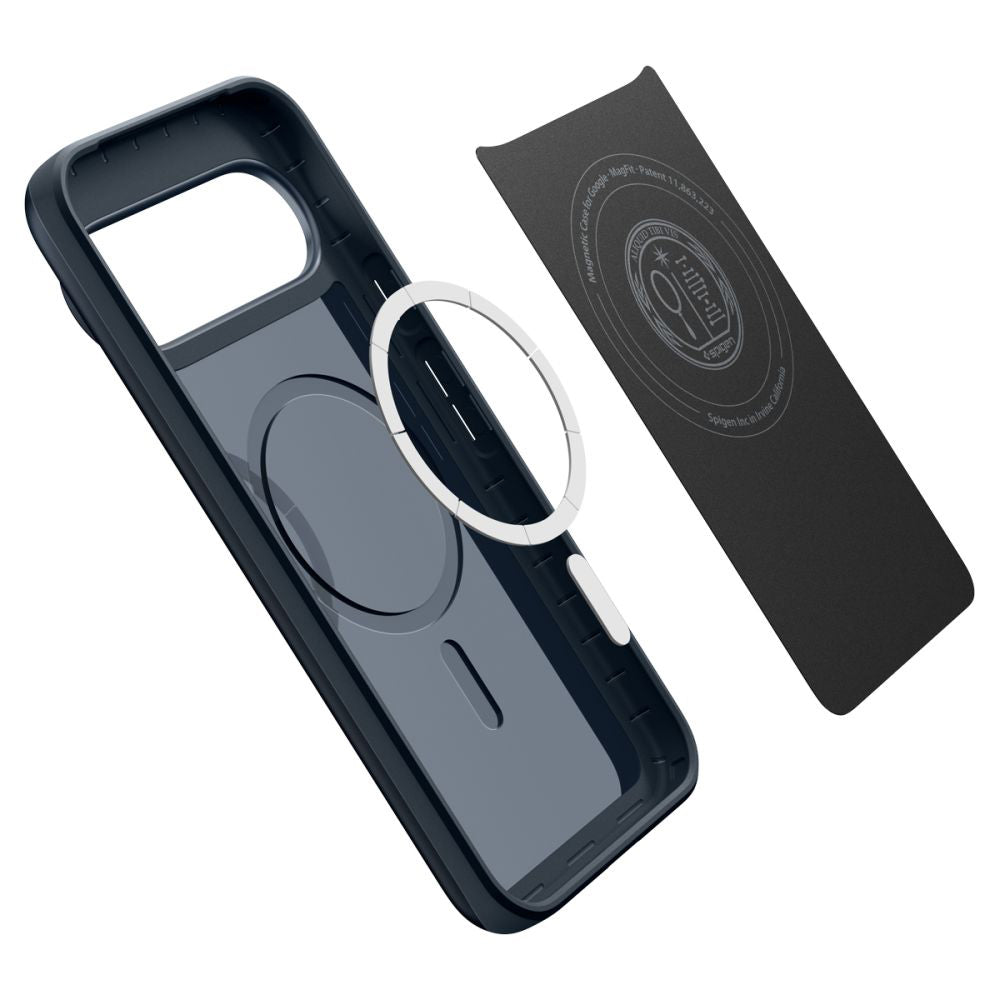 Husa de protectie Spigen Thin Fit MagSafe (ACS09700) compatibil cu Google Pixel 10 / 10 Pro, Metal Slate