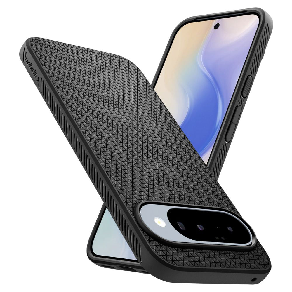 Husa de protectie Spigen Liquid Air (ACS09714) compatibil cu Google Pixel 10 / 10 Pro, Negru Mat