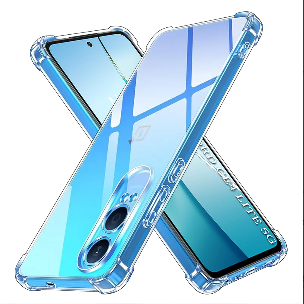 Husa de protectie Techsuit Shockproof Clear Silicone compatibil cu OnePlus Nord CE4 Lite, Transparent