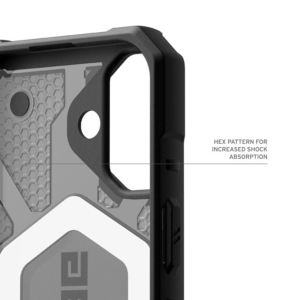 Husa de protectie UAG Pathfinder Clear MagSafe compatibil cu iPhone 17, Ash / Negru