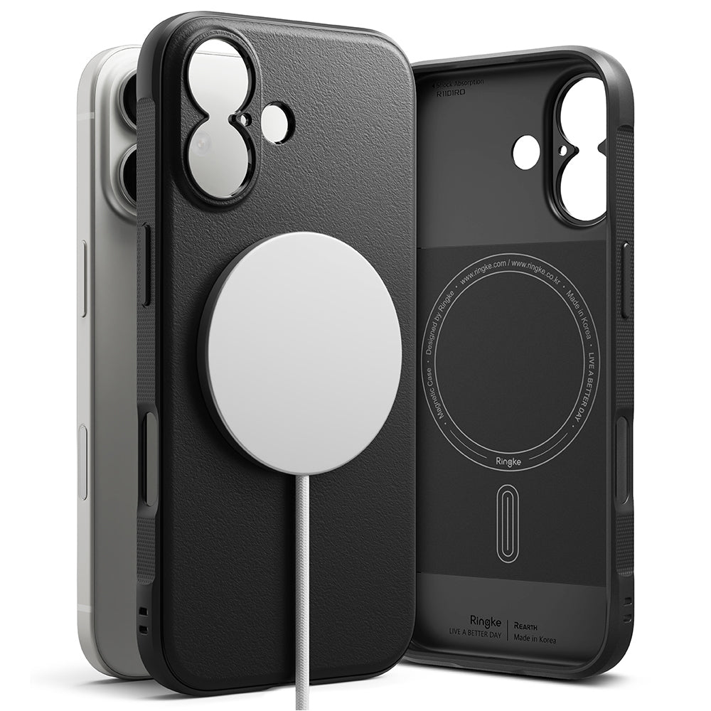 Husa de protectie Ringke Onyx MagSafe compatibil cu iPhone 17, Negru