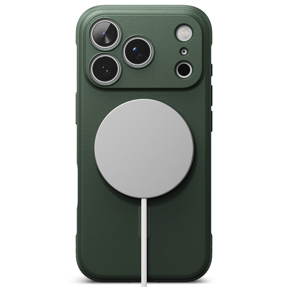 Husa de protectie Ringke Onyx MagSafe compatibil cu iPhone 17 Pro Max, Verde Inchis