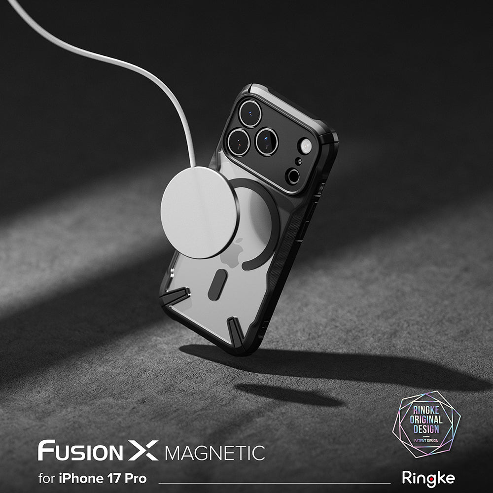 Husa de protectie Ringke Fusion X MagSafe compatibil cu iPhone 17 Pro Max, Negru