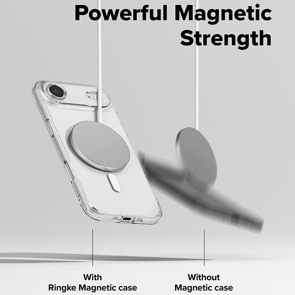 Husa de protectie Ringke Fusion MagSafe compatibil cu iPhone 17 Air, Transparent