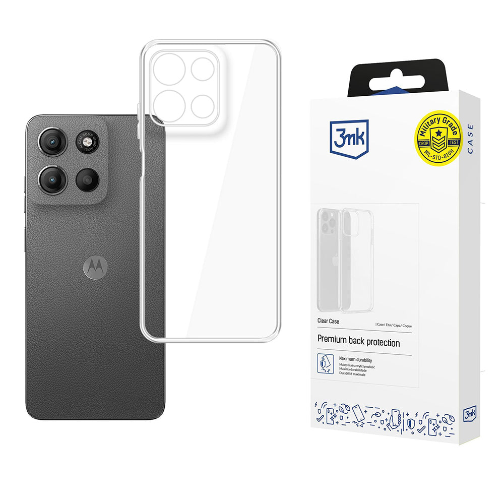 Husa de protectie 3mk Clear compatibil cu Motorola Moto G15 / G15 Power, Transparent