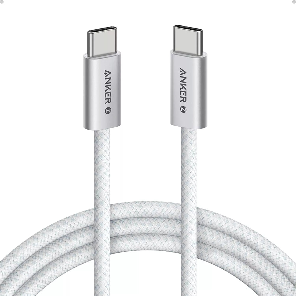 Cablu Anker Zolo A8060H21, USB-C la USB-C, alb