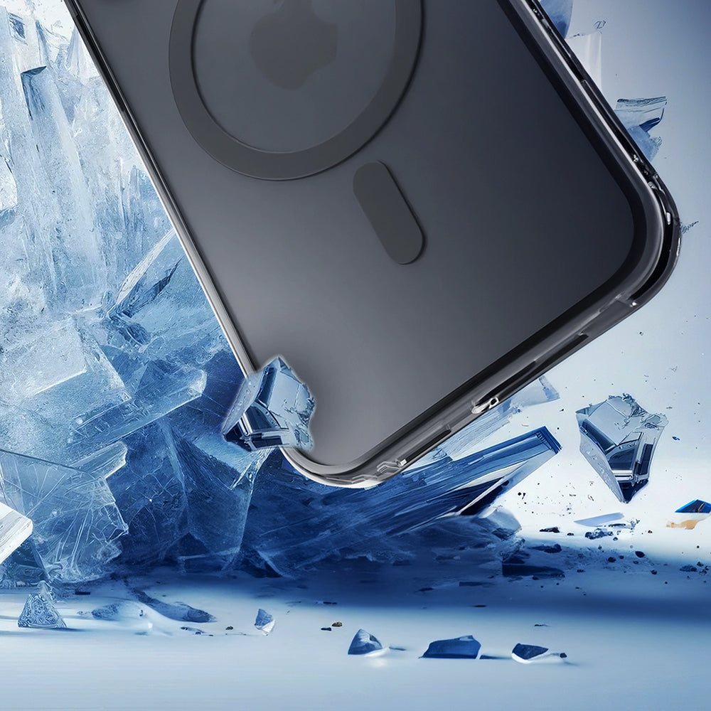 Husă 3mk Frosty MagCase pentru iPhone 16 Pro Max, neagră