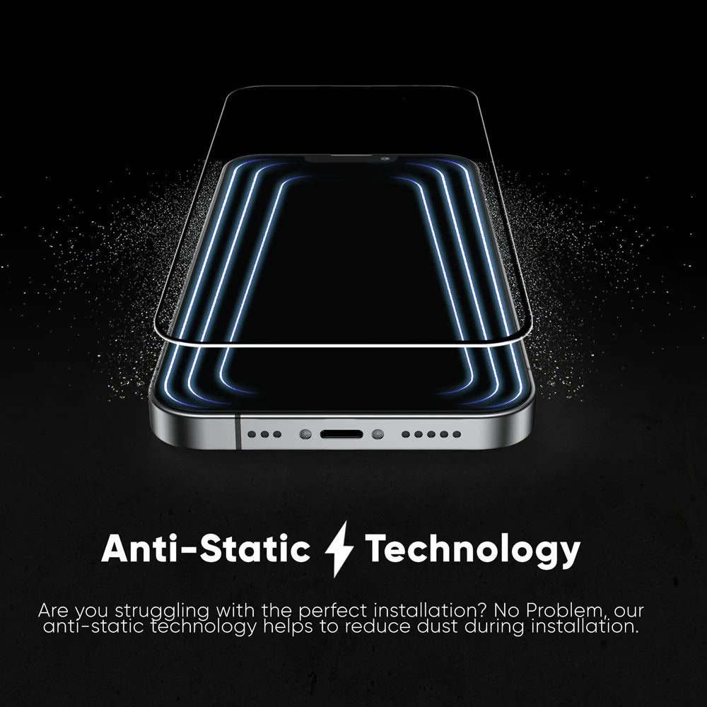 Folie de protectie ANANK 3D Invisible 5X Reinforced Edge to Edge compatibil cu iPhone 17 Air, Negru