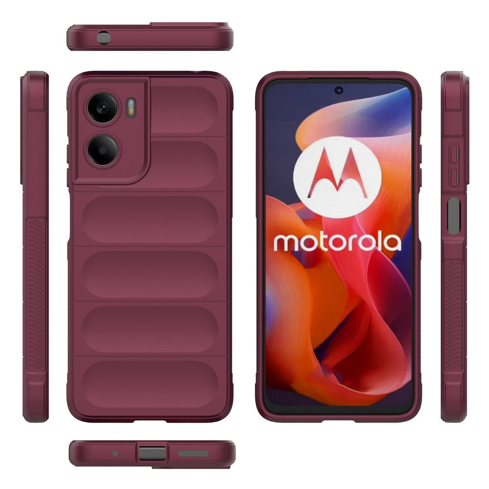 Husă de protecție Techsuit Magic Shield pentru Motorola Moto G05 / E15, mov