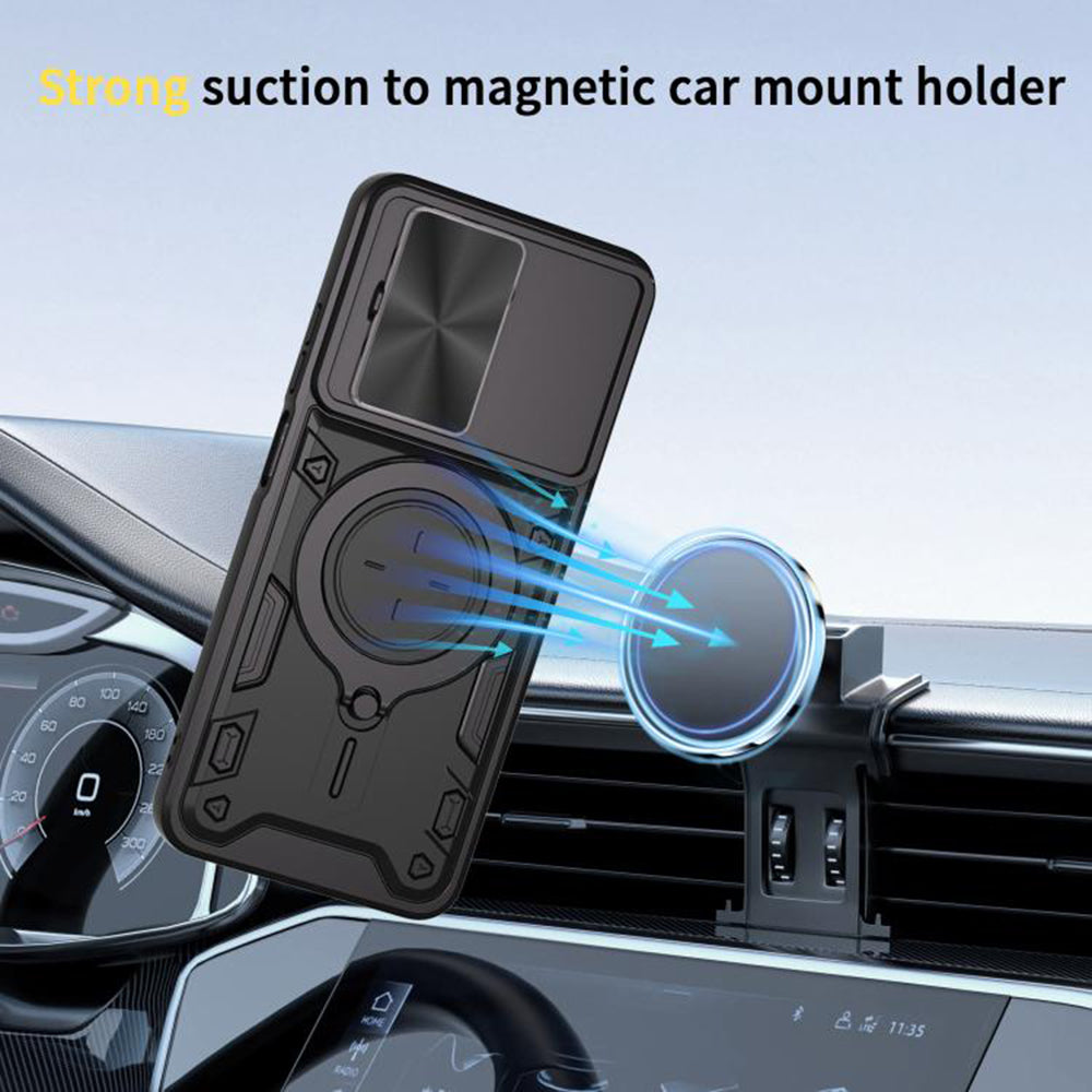 Husa de protectie Techsuit CamGuard Pro compatibil cu Xiaomi Redmi A5 4G (Standard), Rosu