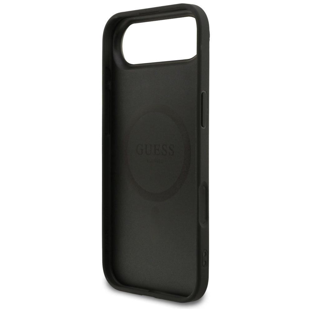 Husa de protectie Guess 4G Ring Classic Logo MagSafe (GUHMP17MG4GFRK) compatibil cu iPhone 17 Air, Negru