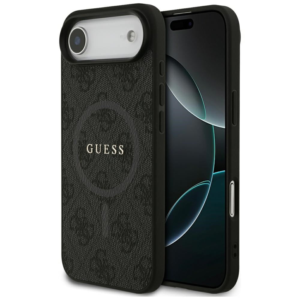 Husa de protectie Guess 4G Ring Classic Logo MagSafe (GUHMP17MG4GFRK) compatibil cu iPhone 17 Air, Negru