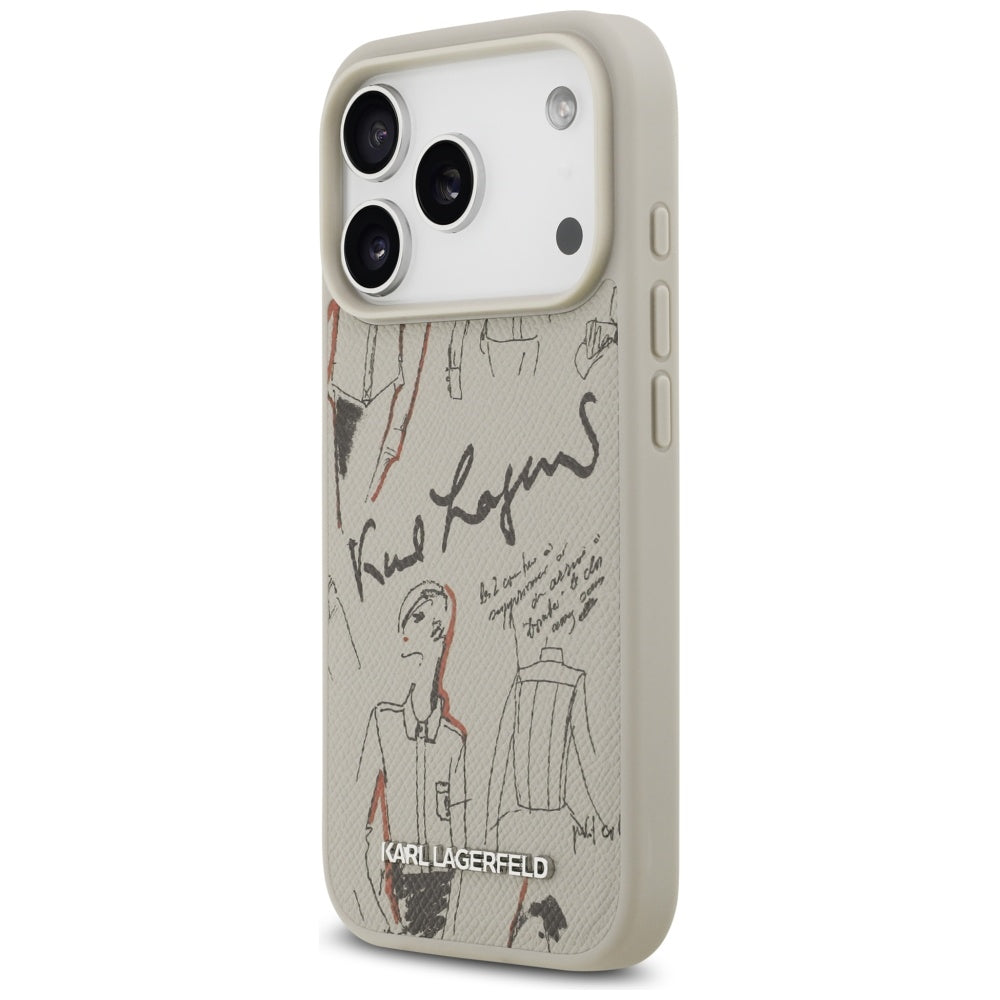 Husa de protectie Karl Lagerfeld compatibil cu iPhone 17 Pro, Gri