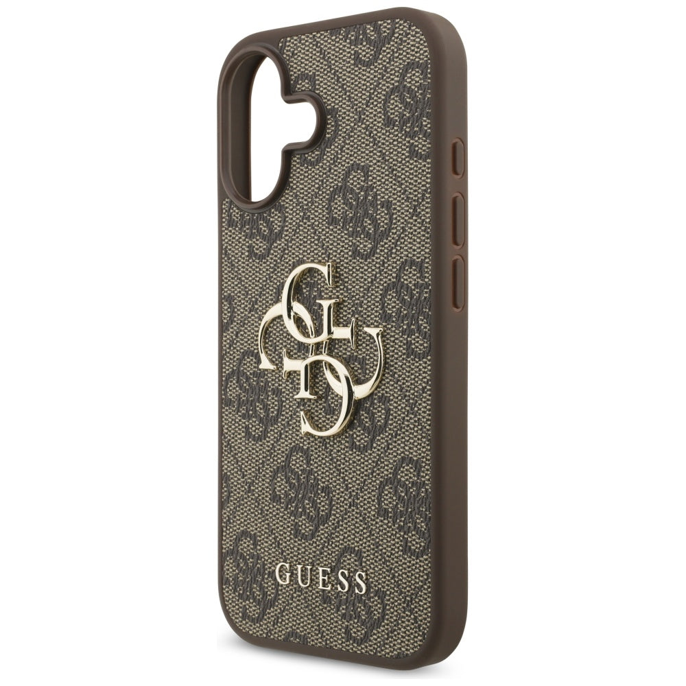 Husa de protectie Guess Hardcase 4G Big Logo (GUHCP17S4GMGBR) compatibil cu iPhone 17, Maro